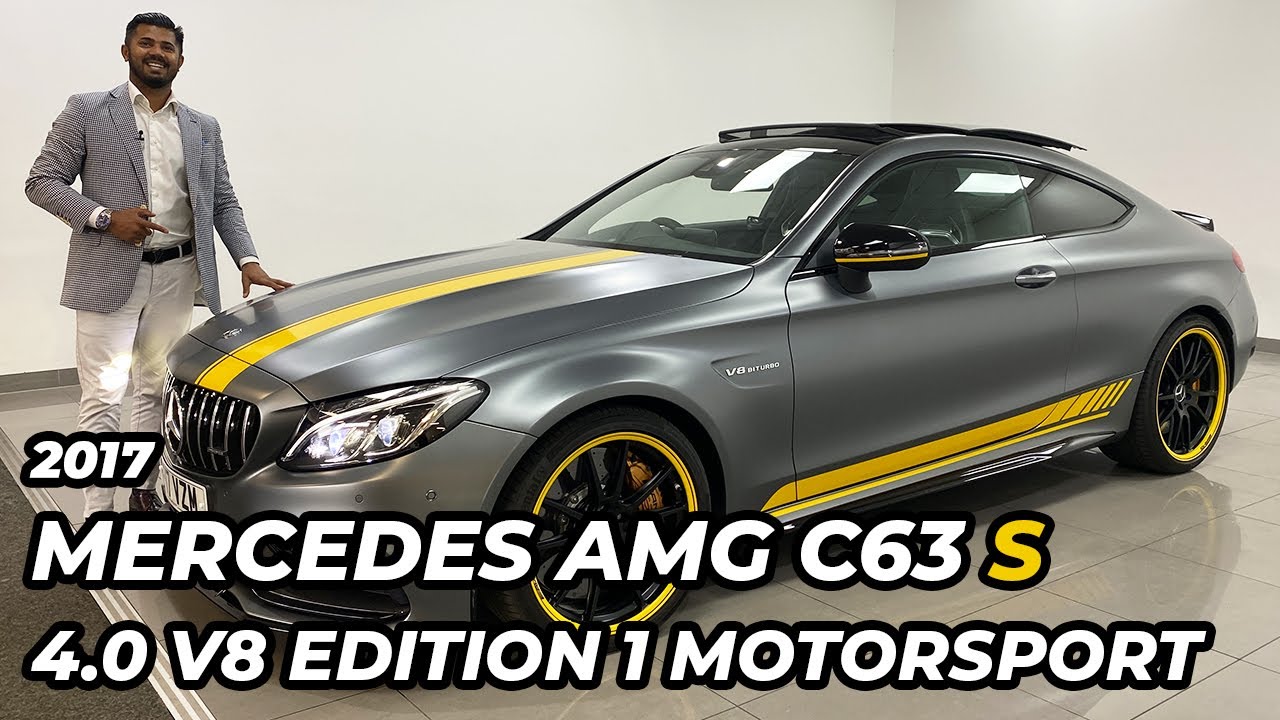 2017 Mercedes AMG C63 S 4.0 V8 Edition 1 Motorsport
