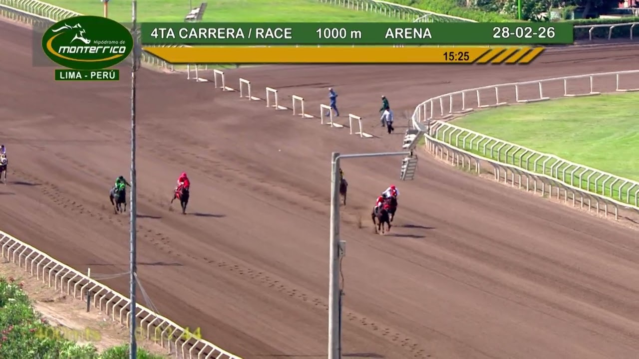 Hipódromo Monterrico - 4ta Carrera 28 Febrero 26