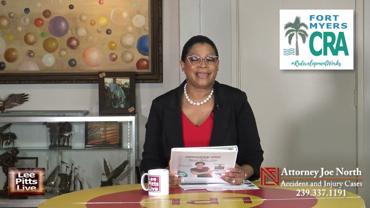 Michele Hylton Terry, Host, # Redevelopment Works in Fort Myers  on Lee Pitts Live on WINK-CW 6