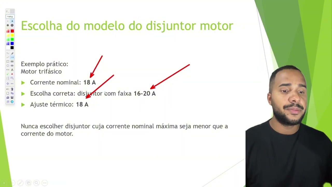 Escolha do Disjuntor Motor