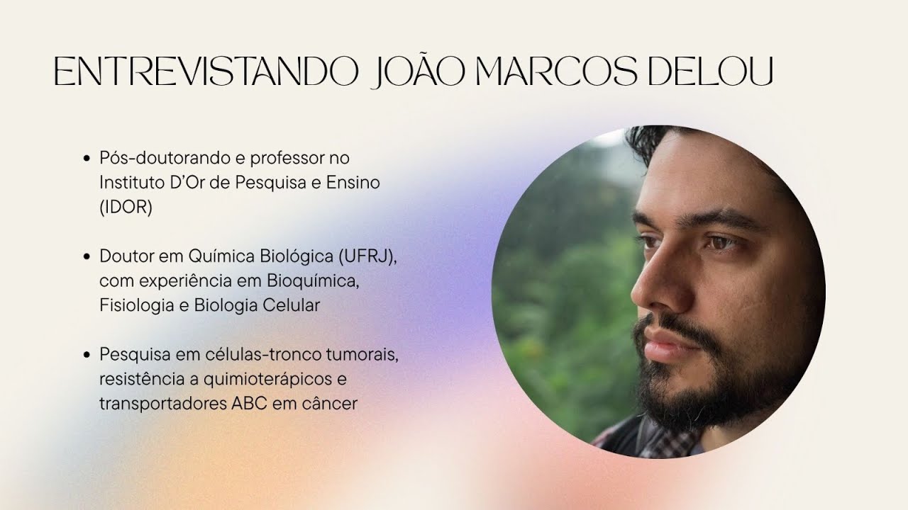 Entrevista com o Pesquisador - Dr João Marcos Delou (UFRJ - IDor)