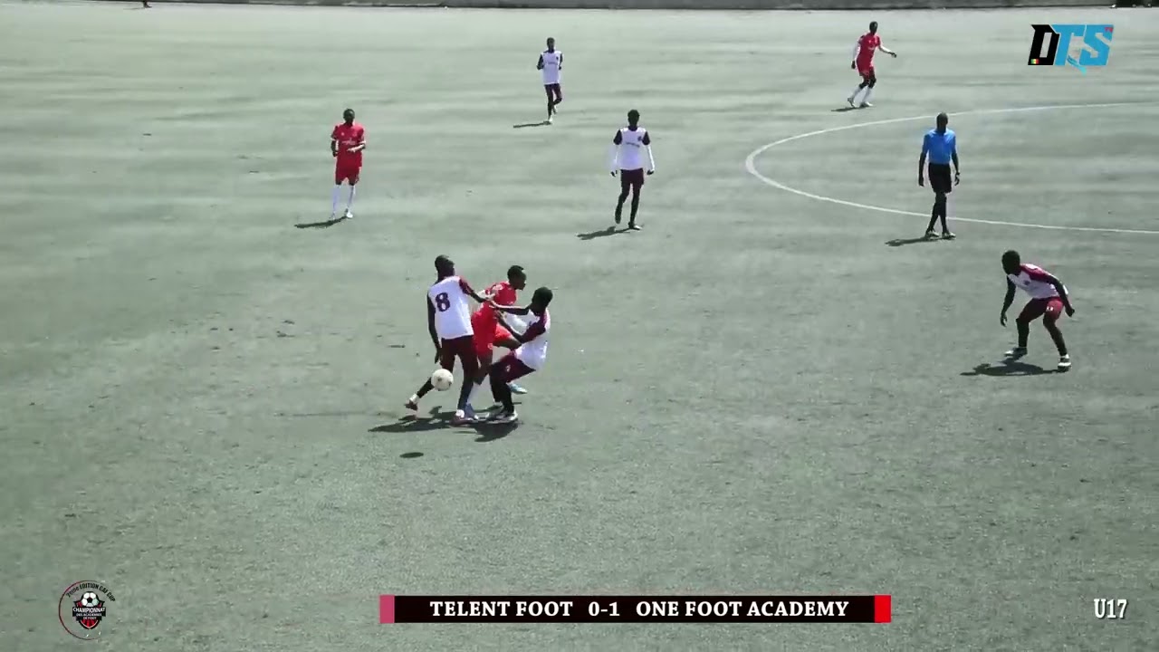 CAF-CUP -U17  Integralité du match TELENT FOOT   0-5   ONE FOOT ACADEMY