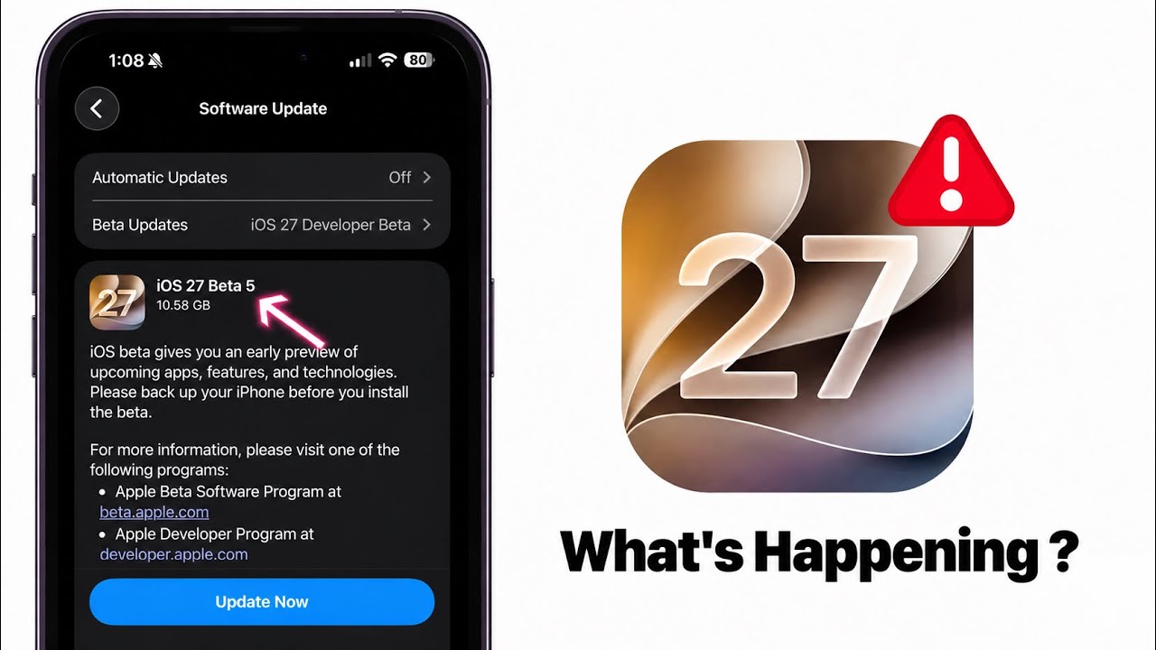 iOS 27 Beta 5 - What&rsquo;s Happening?