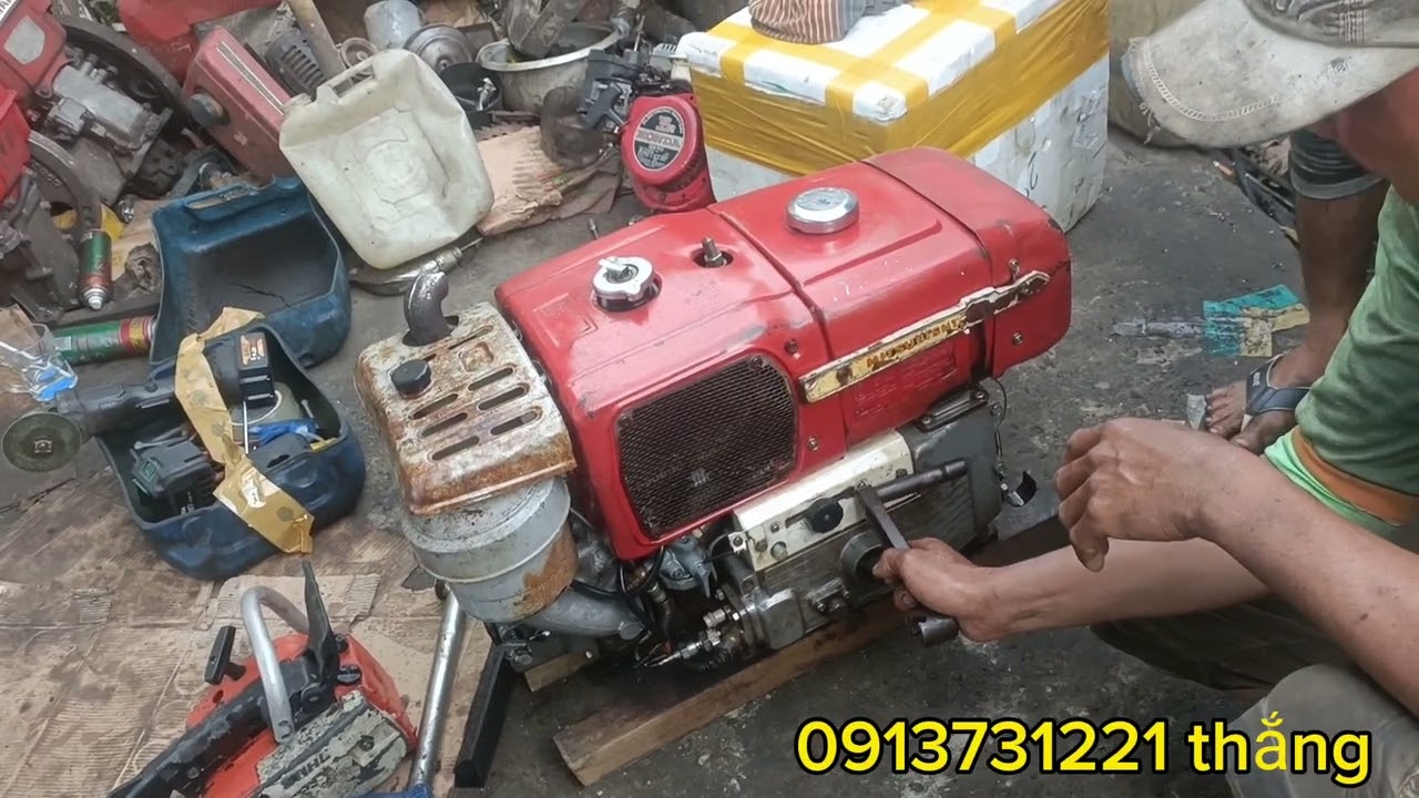 mishubishi 9.5 dầu máy nổ quá êm chưa ra khói zin nguyên bản nhờ anh em ủng hộ!