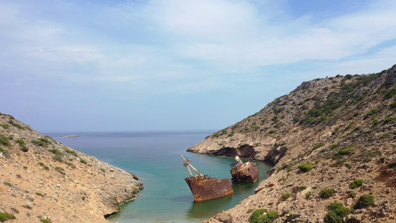 Amorgos - The Blue Pearl of Cyclades [Drone DJI Mavic Pro2] - beautiful Greek island
