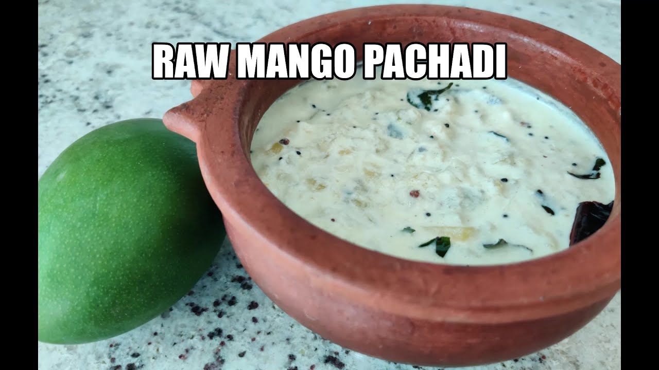 Pacha Manga Pachadi | Raw Mango Pachadi | Mango Pachadi | Kerala Sadhya Special Manga Pachadi