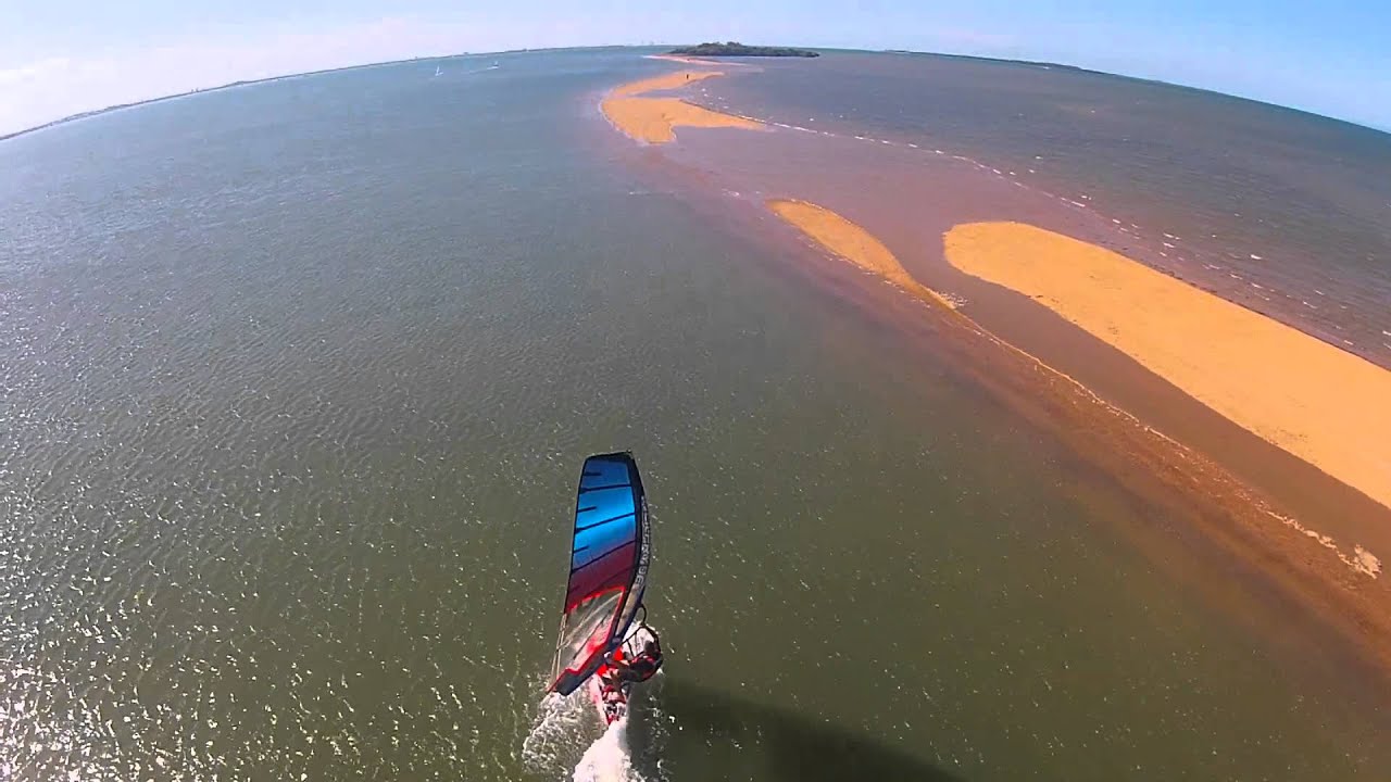Wellington Point and Windsurfers