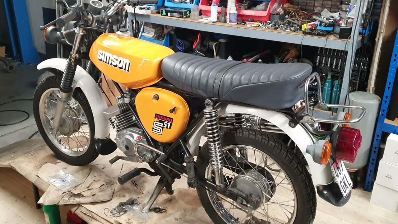Simson S70 gelb #3 - Reparaturen und Umrüstungen für die TÜV Abnahme zur Eintragung