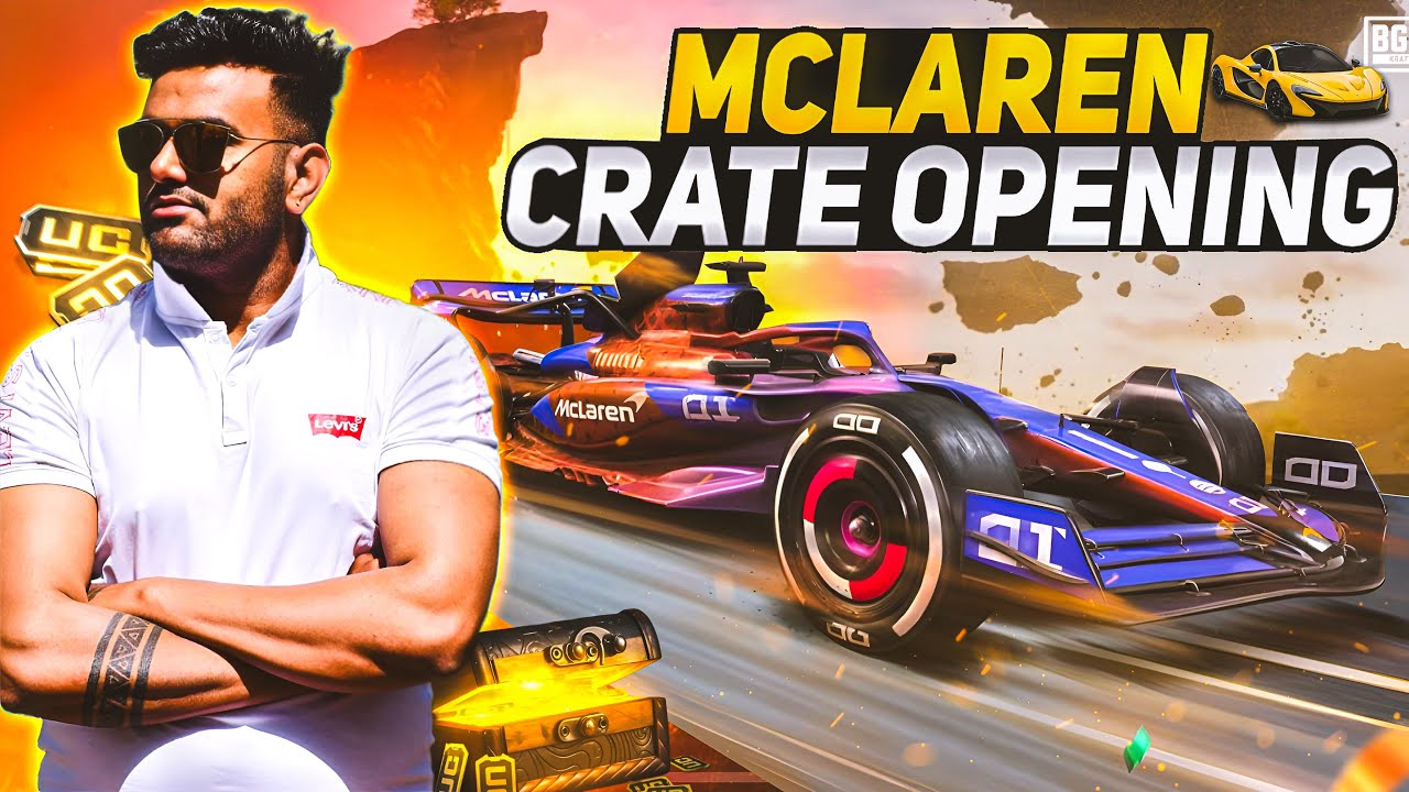 Mclaren Crate Opening 😍#mclaren #mclarencrateopening #pubg #bgmi #bgmicrateopening #crateopening