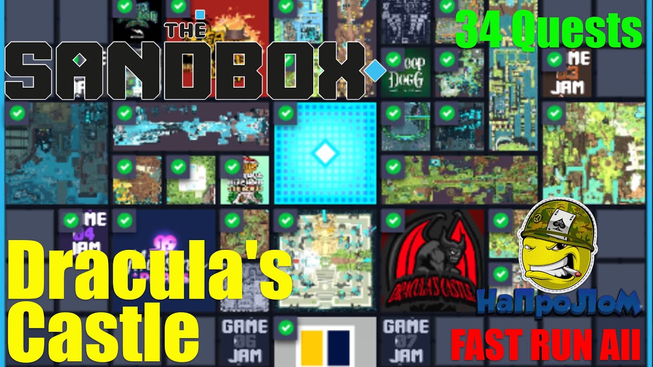 She SANDBOX: Dracula's Castle SPEEDRUN 34/34 All Quests