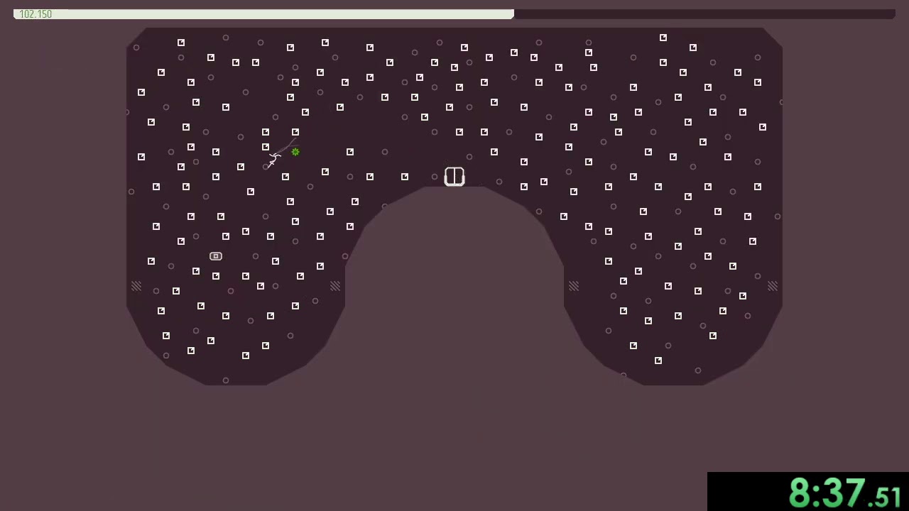 N++ tab all levels speedrun in 2:49:07 [WR]