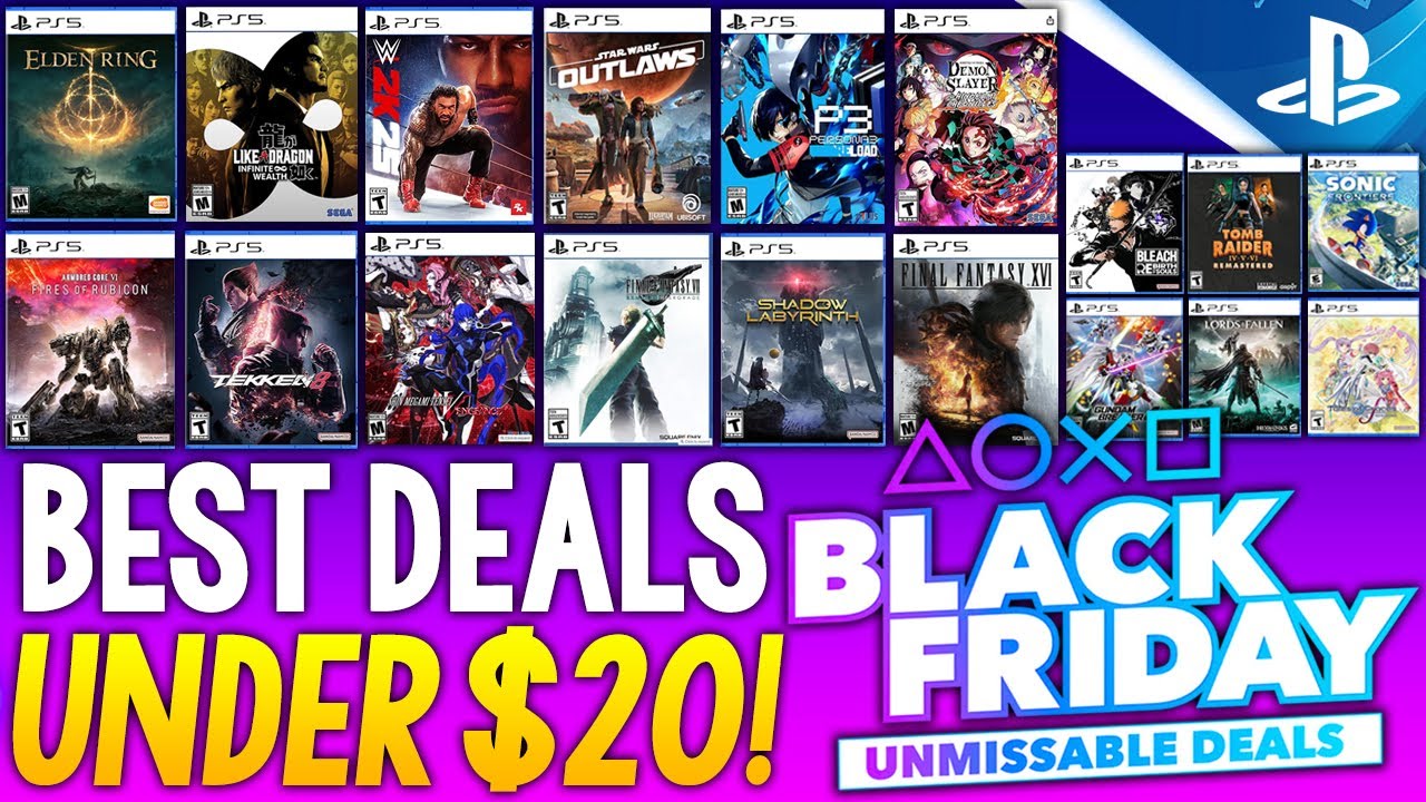 The BEST Amazon BLACK FRIDAY 2025 PS5 Game DEALS UNDER $20 - Awesome PlayStation Games CHEAP!
