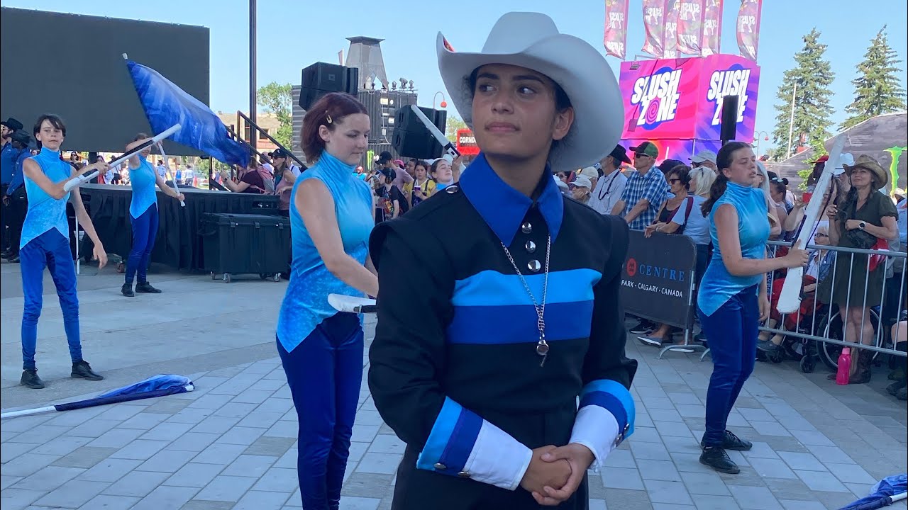 Calgary round up band afternoon step show Grand Staircase Calgary Stampede July 9, 2024