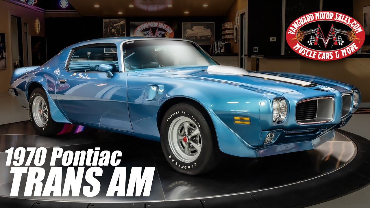 Pontiac Firebird Trans Am Ram Air III 1970 года выпуска продаётся в Vanguard Motor Sales #8609