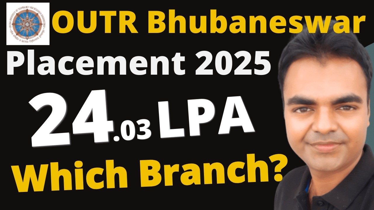 OUTR Placement Report 2025, BTech Placement Report of OUTR Bhubaneswar 2025 #btech #outr