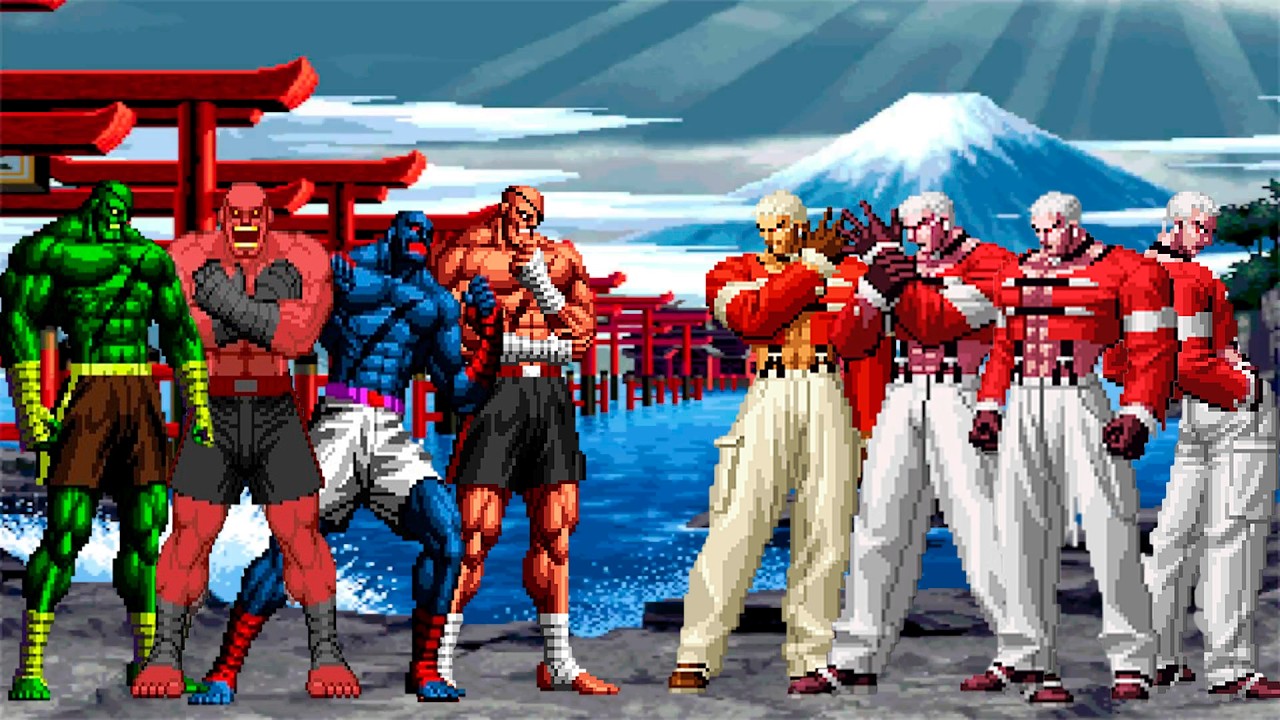 [KOF Mugen] Sagat Team vs Yashiro Team