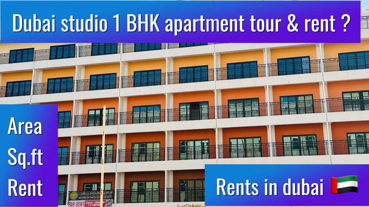 DUBAI STUDIO & 1 BHK APARTMENT TOUR | HOW MUCH RENT FOR STUDIO & 1 BEDROOM IN DUBAI ​⁠🇦🇪