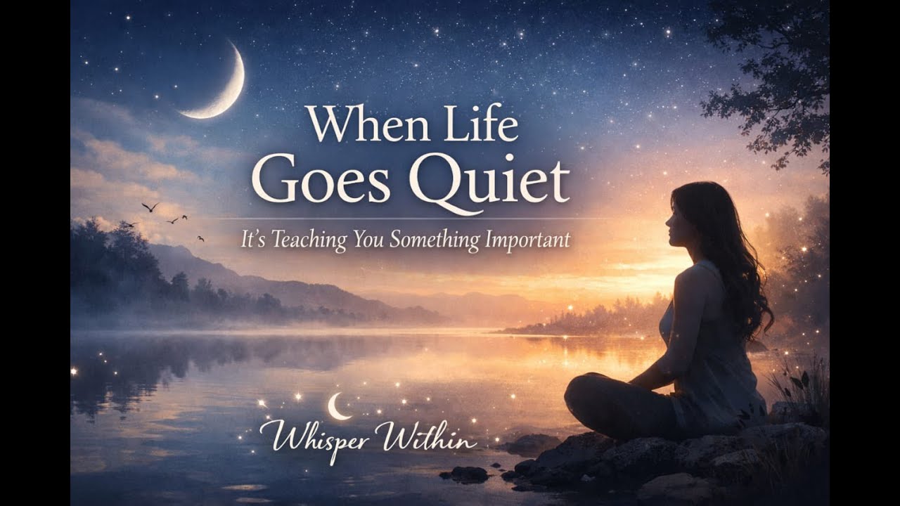 When Life Goes Quiet, It’s Teaching You Something Important.