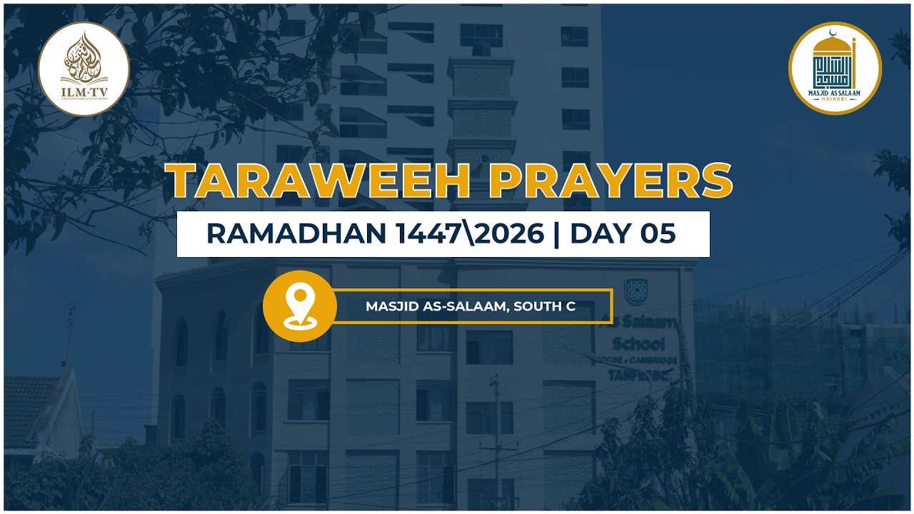 🔴 TARAWEEH PRAYERS || NIGHT 5 || MASJID AS-SALAAM SOUTH C