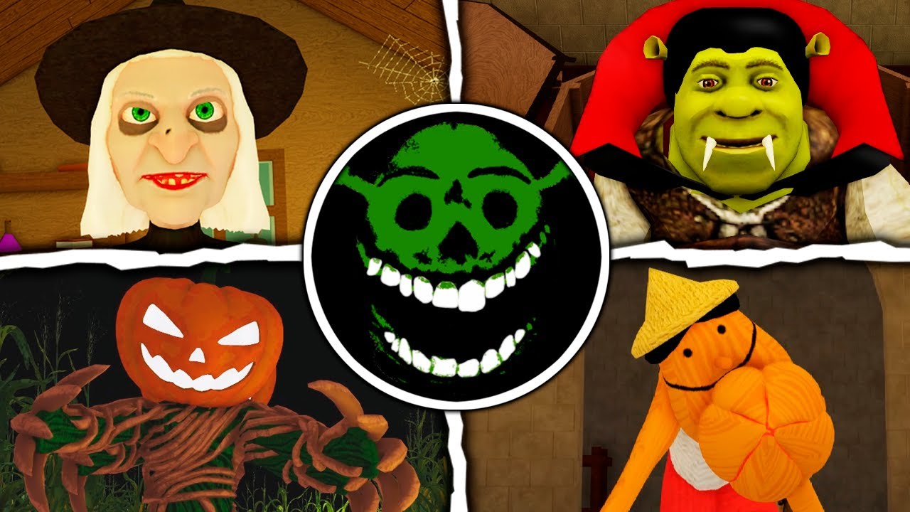 Shrek in The Backrooms: Halloween Event 2024 [All Levels] - Roblox