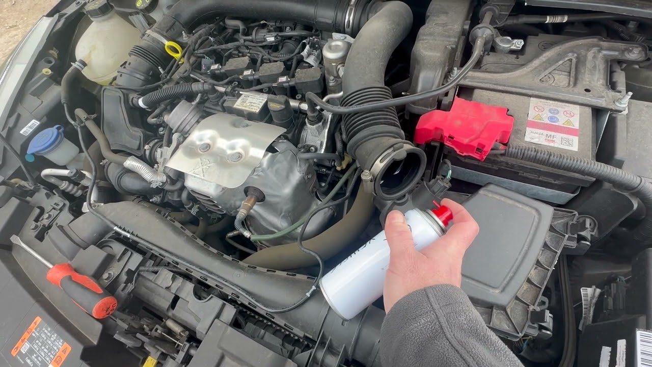 BAC101 EGR Intake Turbo Spray Cleaner Testing Ford with restricted power mode. Fixed in under 5 mins