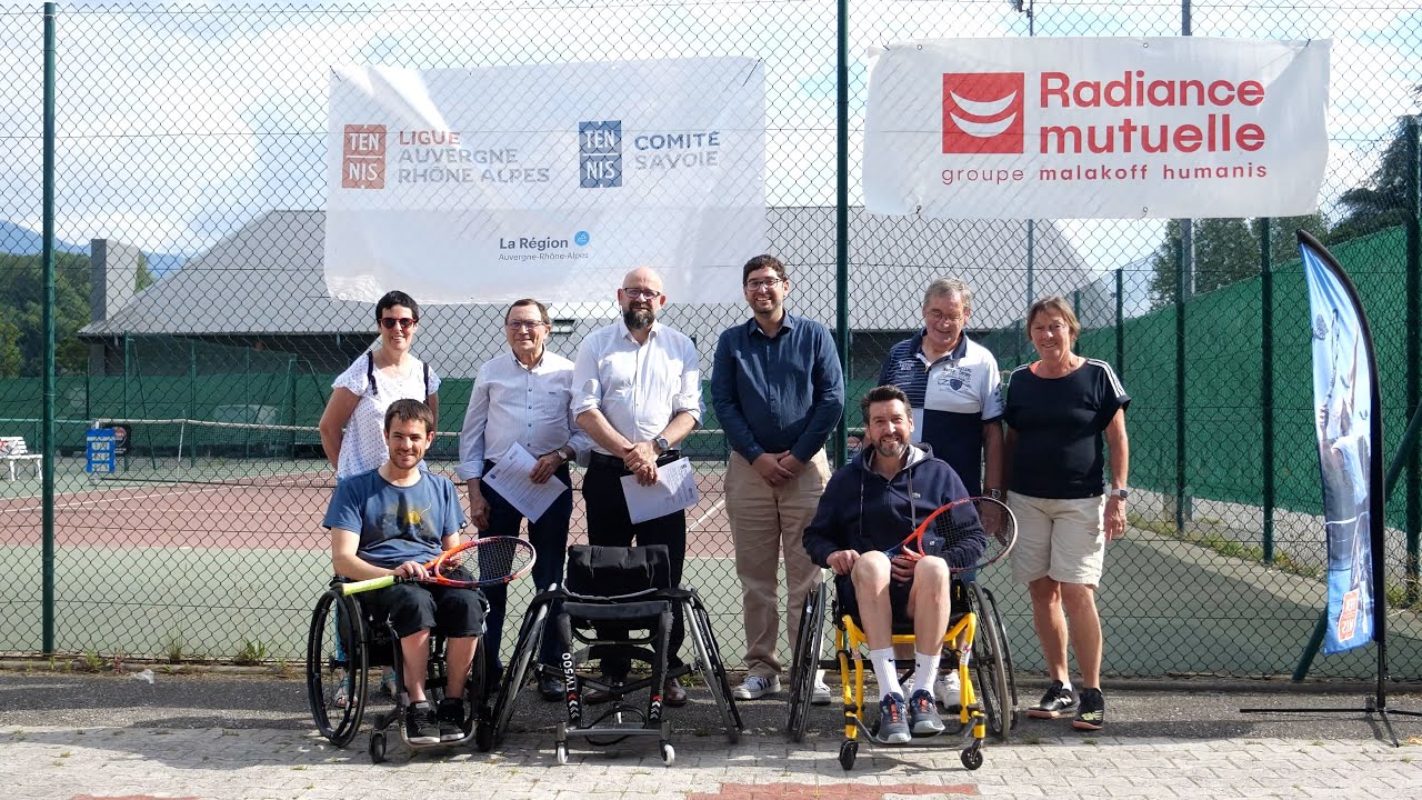 SPORT - Initiation au paratennis pour des jeunes savoyards