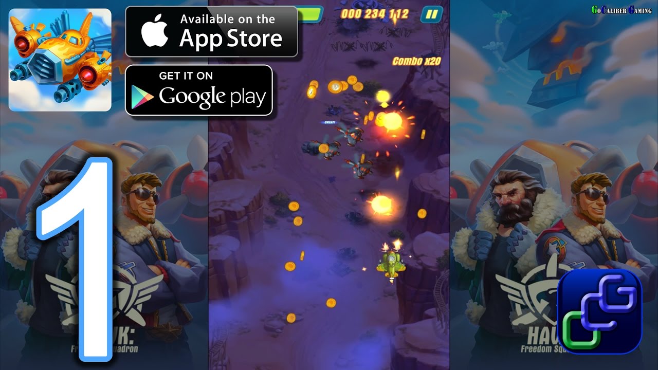 HAWK: Freedom Squadron Android iOS Walkthrough - Gameplay Part 1 -