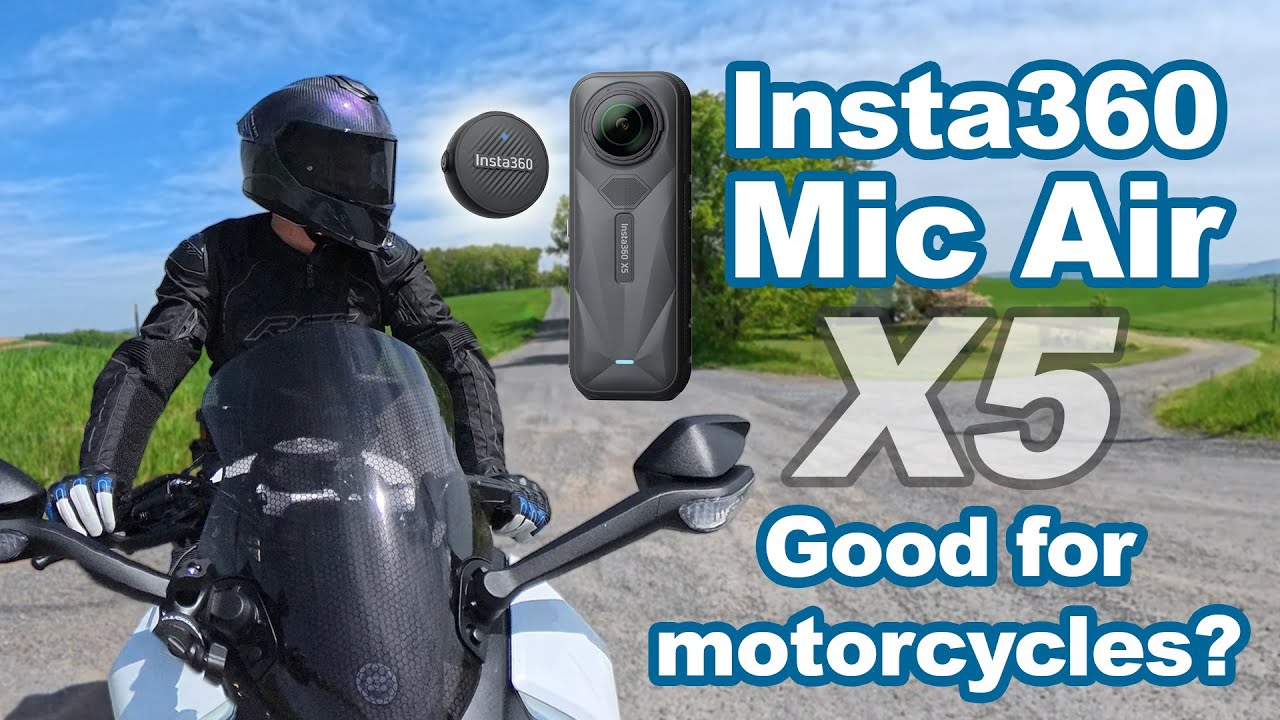 Insta360 X5 and Mic Air for Motorcycle Riders