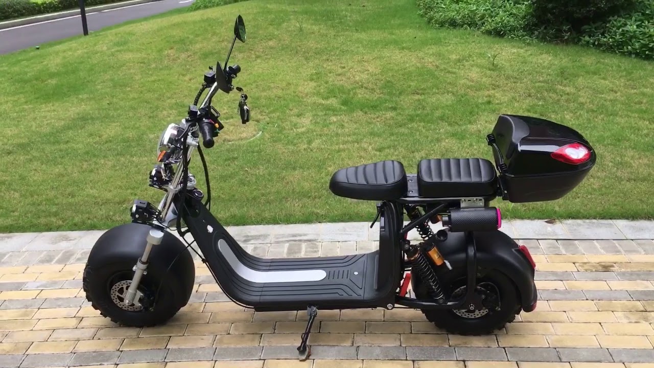Harley electric scooter city coco motorcycle Rooder r804o with off road tire and 2000w motor