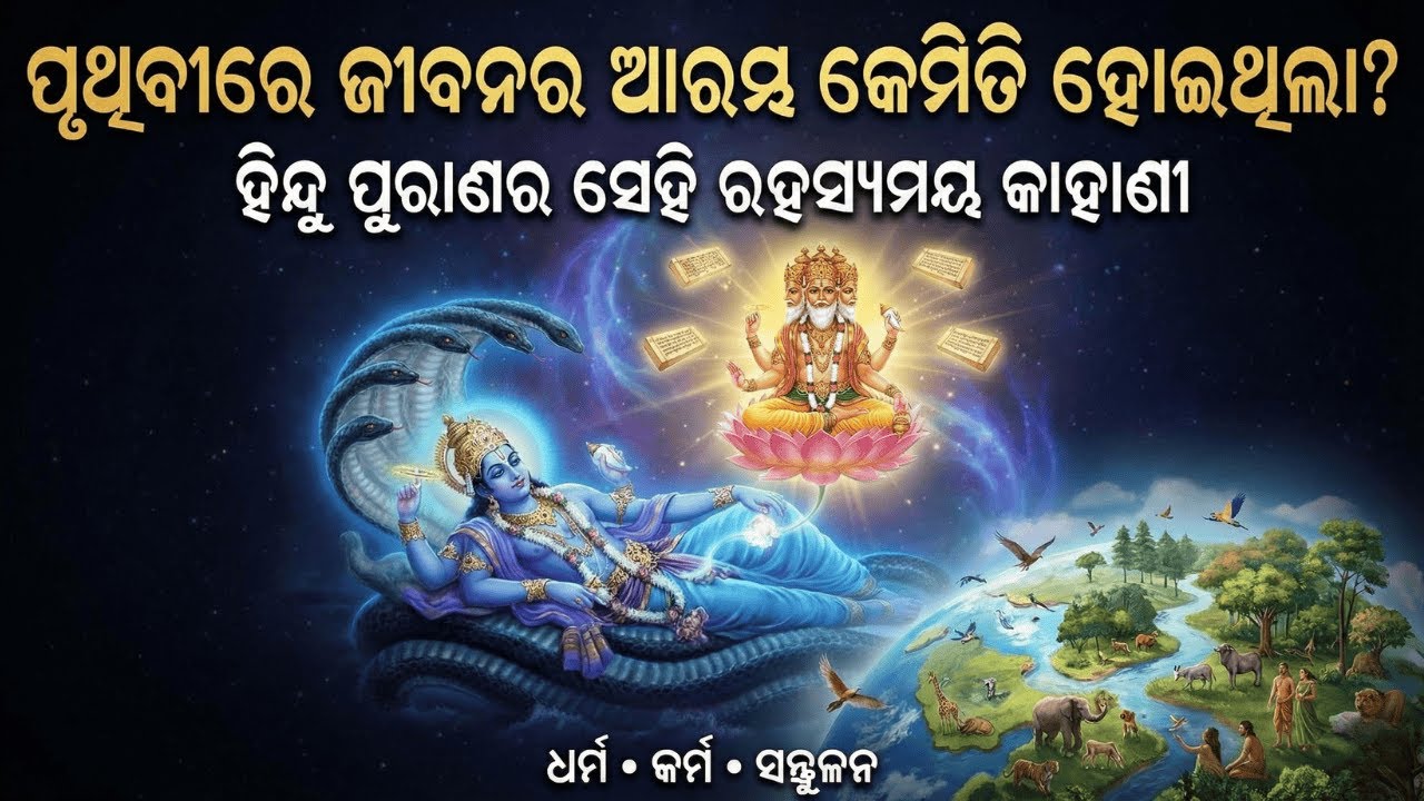 ପୃଥିବୀରେ ଜୀବନର ଆରମ୍ଭ କେମିତି ହୋଇଥିଲା? ହିନ୍ଦୁ ପୁରାଣର ସେହି ରହସ୍ୟମୟ କାହାଣୀ। Origin of Life