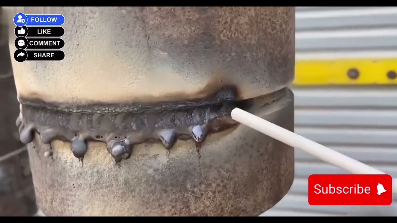 Welding smaw 2G pipe 🔥🥷 #welder #viral #fyp #video 