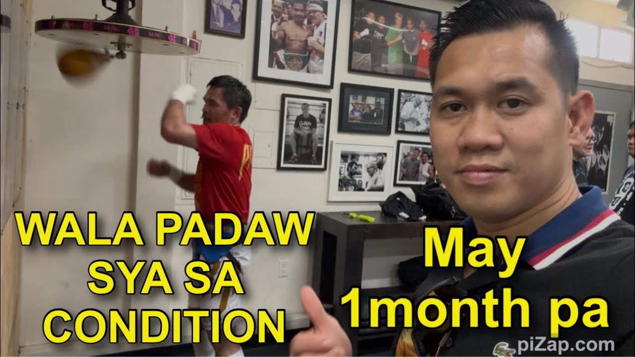 Manny Pacquiao wala padaw sa condition may isang bwan padaw🤫 un ang sabi nya🫣