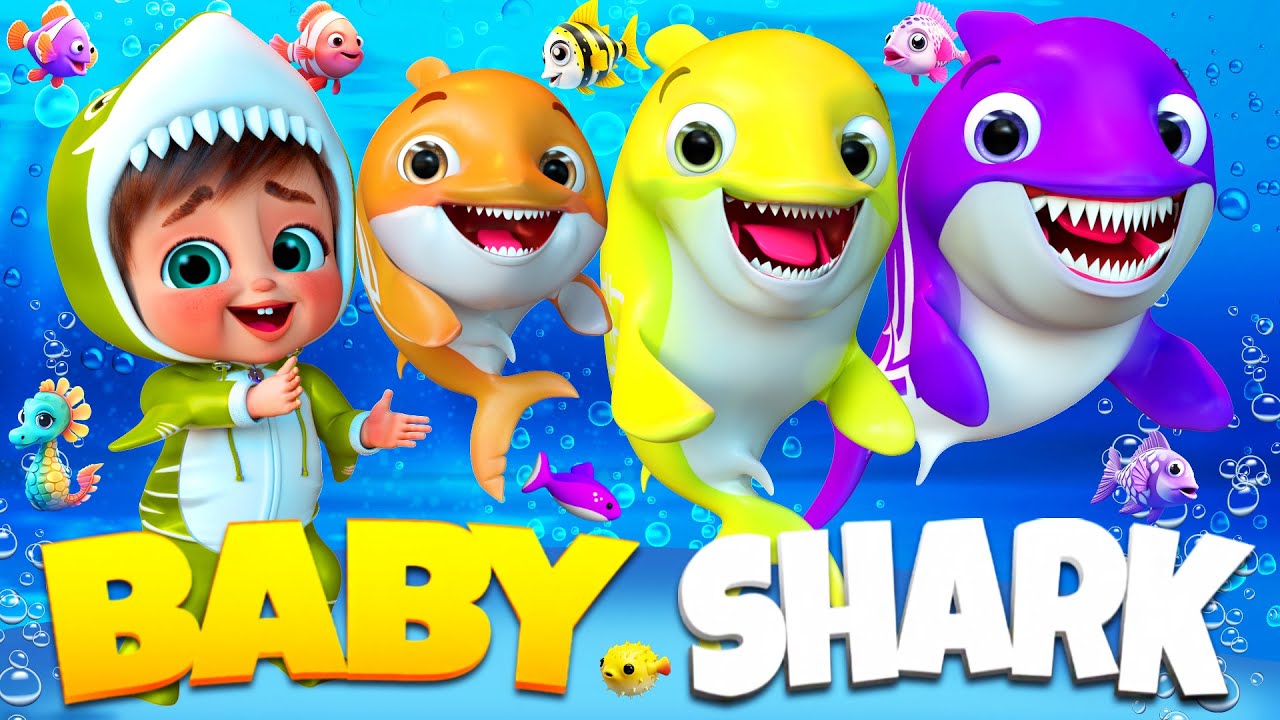 Doo Doo Baby Shark Color Song - Nursery Rhymes & Kids Songs #nurseryrhymes #babyshark