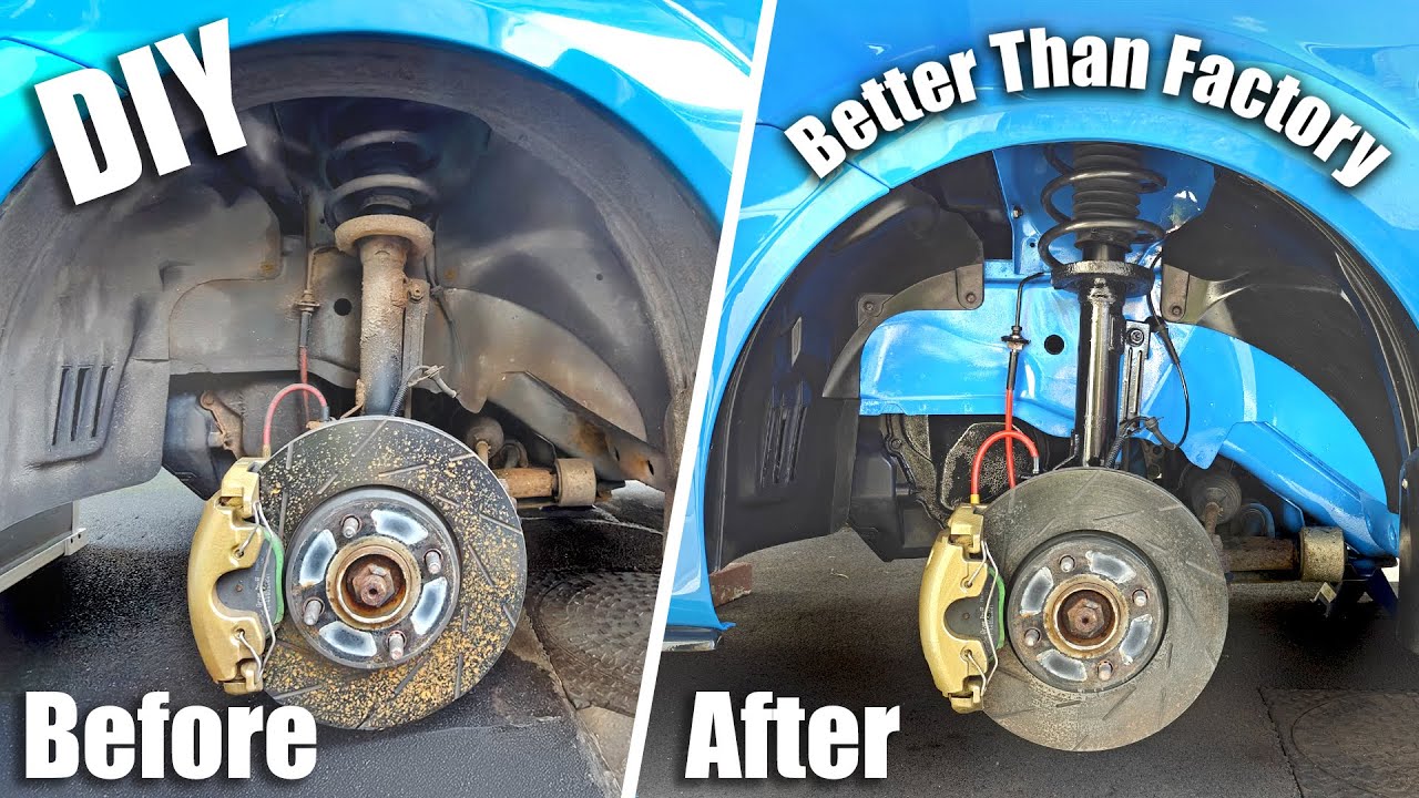 How To Treat Rust and Paint Your Wheel Arches DIY