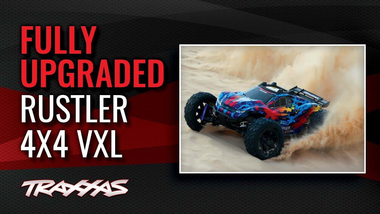 Полностью модернизированный | Rustler 4X4 VXL