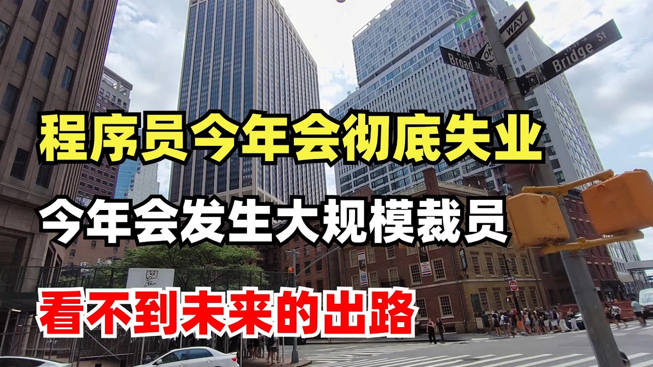 马斯克内部会议程序员今年会彻底失业，今年会发生大规模裁员，没有职业是安全的，看不到未来的出路