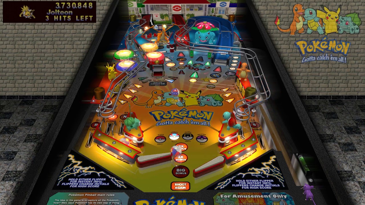 Pokemon Pinball VPX
