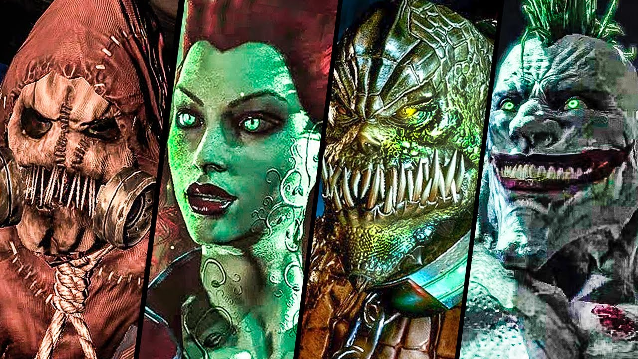 Batman Arkham Asylum - Todos los Jefes en Español // All Bosses 4K 60fps