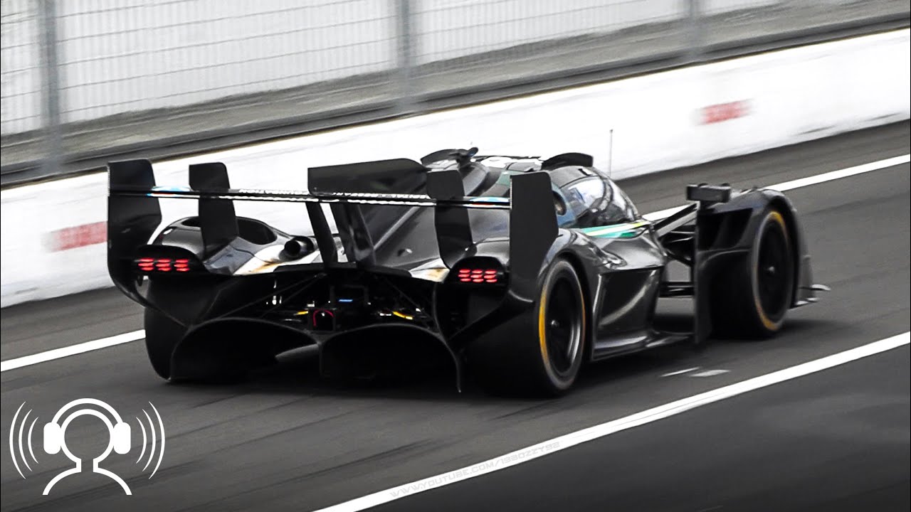 [3D Binaural Audio] Aston Martin Valkyrie AMR-LMH Testing at Monza Circuit!