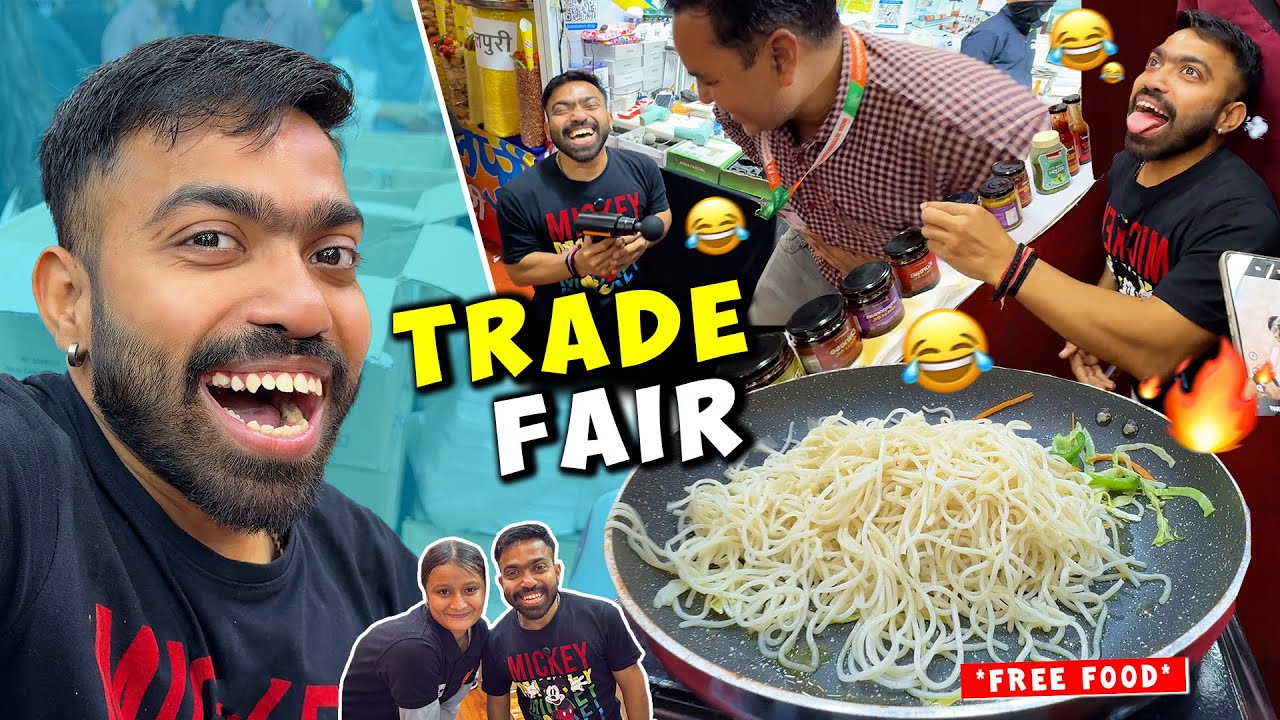 Trade Fair Mein Free Food Ke Maze 😂