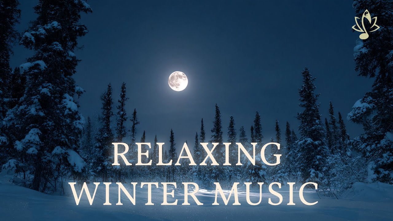 Beautiful Falling Heavy Snow & The Best Relaxing Meditation Music