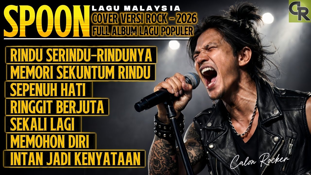 BEST SPOON Full Album Rock terbaru 2026 | Lagu Malaysia Cover Versi Rock Terbaik & Paling Populer