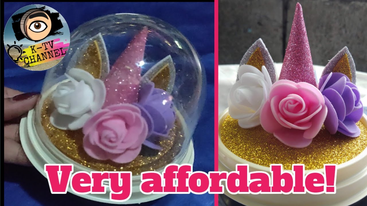 HOW TO MAKE A UNICORN D.I.Y. SOUVENIR | PAANO GUMAWA NG D.I.Y. UNICORN SOUVENIR | K-Tv Channel