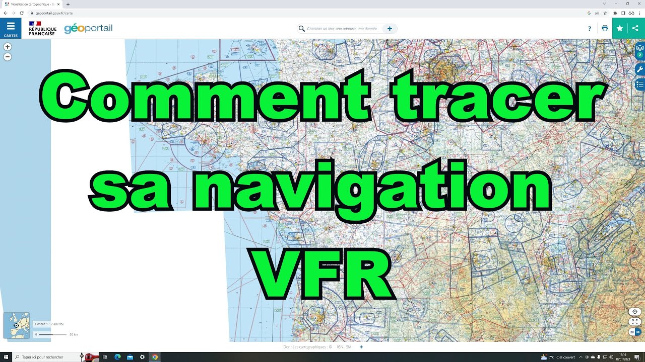 FS2020 / Comment tracer sa navigation VFR / 2K