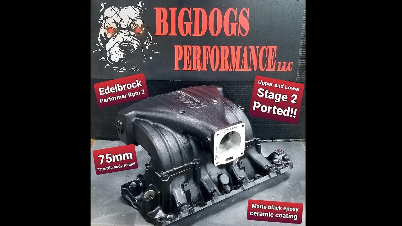 Sbf Edelbrock Performer rpm 2 Stage 2 ported flow results  part 2