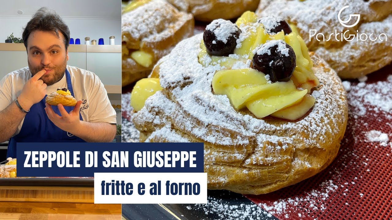 ZEPPOLE DI SAN GIUSEPPE fritte e al forno!!
