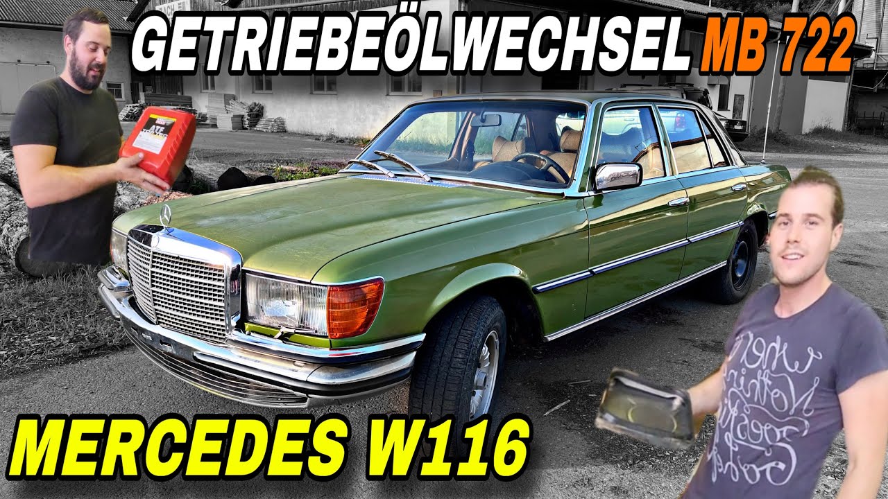Automatikgetriebeservice für den Mercedes W116 280SE - Öl und Ölfilter tauschen MB 722.1 |WT-GARAGE