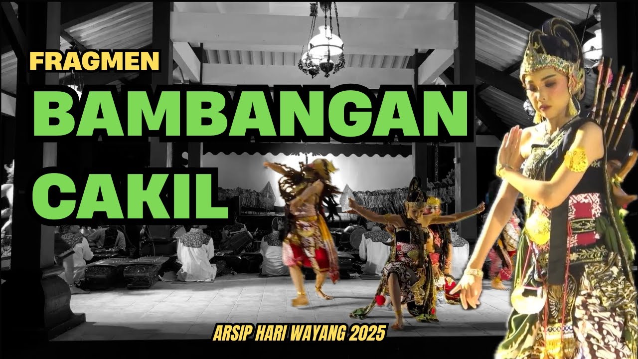 FRAGMEN BAMBANGAN CAKIL MENGGEMA DI ACARA HARI WAYANG WONOSOBO