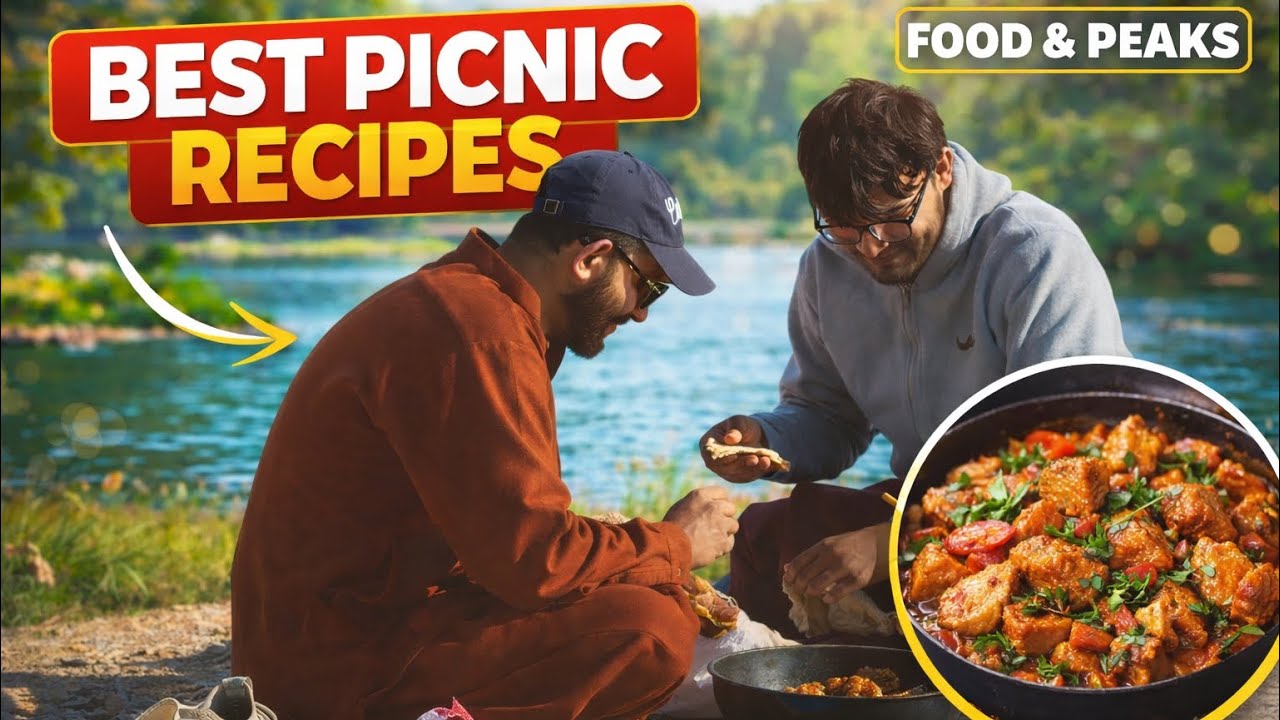 Cooking Chicken Karahi in the Mountains | Chicken Karahi by the River | Food Vlog 