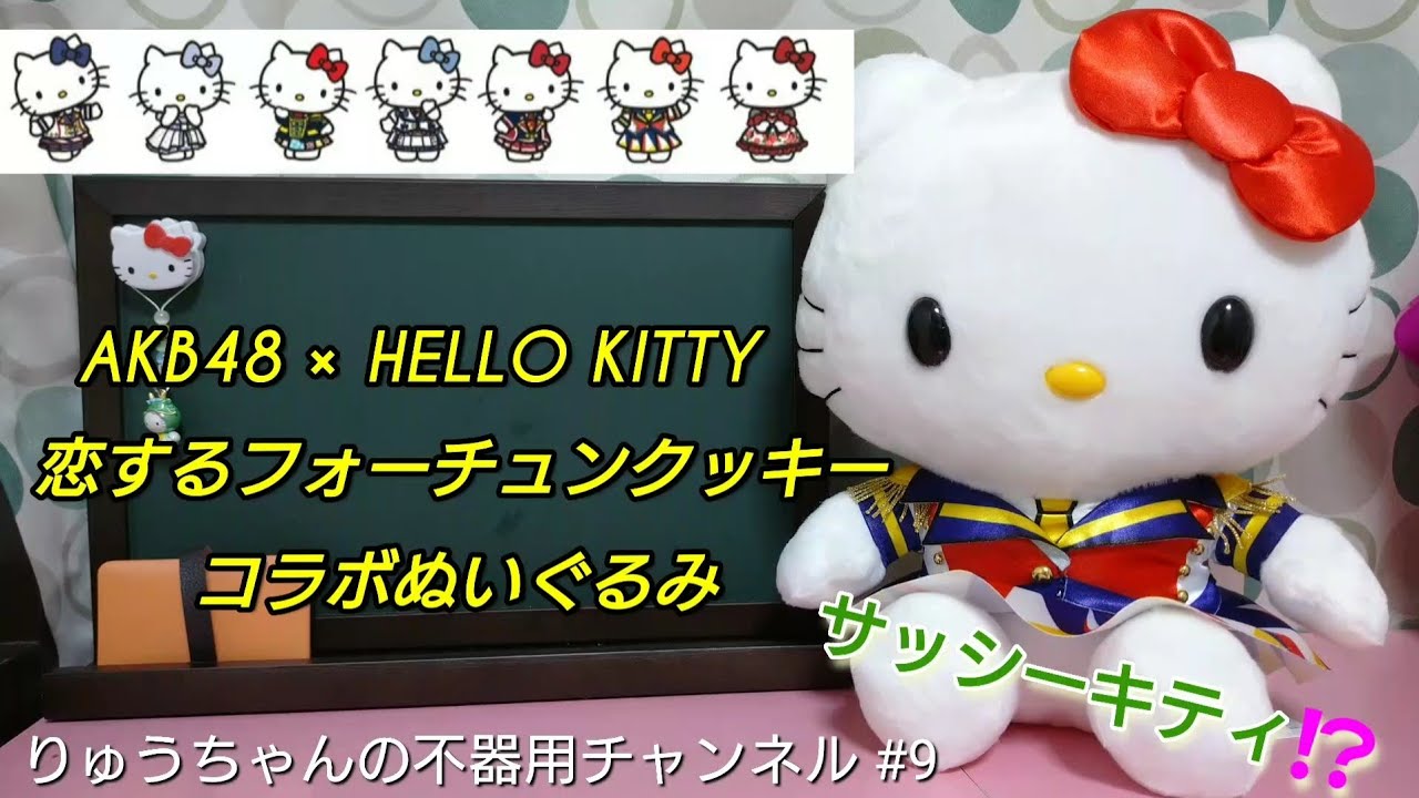 AKB48 × HELLO KITTY 恋するフォーチュンクッキー コラボぬいぐるみ ハローキティ サンリオ 【9】